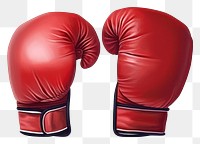 PNG Boxing glove sports white background. AI generated Image by rawpixel.