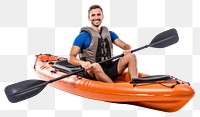 PNG Recreation lifejacket kayaking vehicle. AI generated Image by rawpixel.