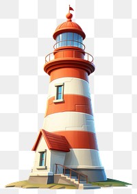 PNG Lighthouse architecture building tower transparent background