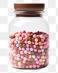 PNG Jar white background confectionery container. AI generated Image by rawpixel.