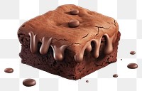 PNG Chocolate dessert brownie food. 