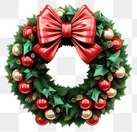 PNG Wreath christmas food transparent background
