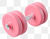 PNG Dumbbell sports gym white background. AI generated Image by rawpixel.