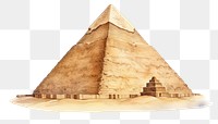 PNG  Architecture building pyramid archaeology. AI generated Image by rawpixel.