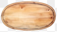 PNG Wood table oval white background. AI generated Image by rawpixel.