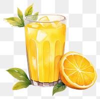 PNG Juice orange drink fruit. 