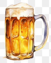 PNG Beer drink lager glass. 