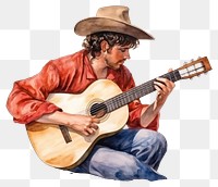 PNG Guitar musician adult transparent background. AI generated Image by rawpixel.