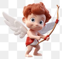 PNG Cartoon cupid transparent background representation. 