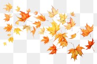 PNG Backgrounds falling autumn leaves. 