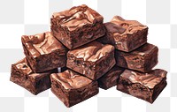 PNG Confectionery chocolate dessert brownie. 