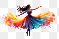 PNG Dancing dancer adult white background. AI generated Image by rawpixel.