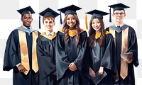 PNG Graduation student adult transparent background. 