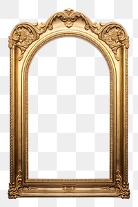 PNG Frame photo gold arch. 