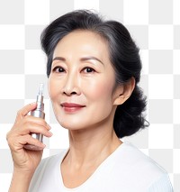 PNG Applying adult woman face transparent background