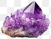 PNG Gemstone amethyst mineral crystal. 