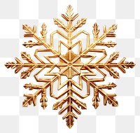 PNG Snowflake christmas white gold. 