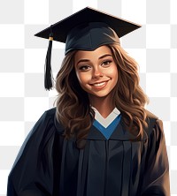 PNG Graduation student adult transparent background. 