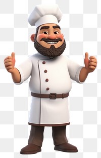 PNG Smiling chef transparent background celebration. 