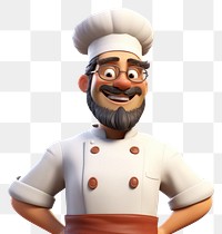 PNG Cartoon chef transparent background moustache. AI generated Image by rawpixel.