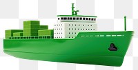 PNG Ship watercraft container vehicle. AI generated Image by rawpixel.