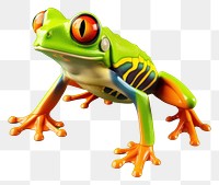 PNG Amphibian wildlife animal frog. AI generated Image by rawpixel.