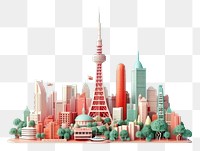 PNG Architecture cityscape building tower transparent background