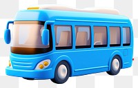 PNG Bus vehicle minibus blue. AI generated Image by rawpixel.