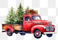 PNG Christmas truck tree vehicle