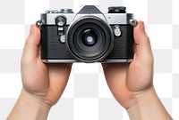 PNG Camera holding photo hand. 