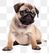 PNG Pug animal mammal puppy. 