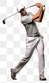 PNG Golf sports golfer adult. AI generated Image by rawpixel.