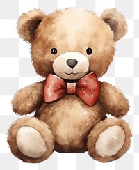 PNG Bear toy transparent background representation. 