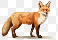 PNG Fox mammal animal pet. 