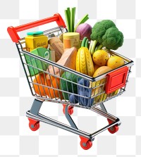 PNG Shopping food cart shopping cart transparent background