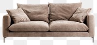 PNG Furniture cushion pillow sofa. AI generated Image by rawpixel.