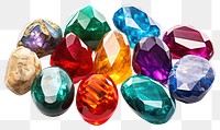 PNG Gemstone jewelry crystal transparent background