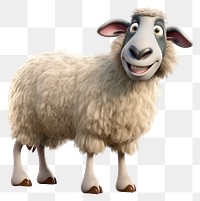 PNG A sheep livestock animal mammal. AI generated Image by rawpixel.