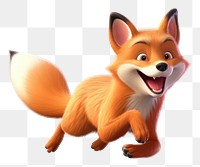 PNG Fox cartoon mammal animal. 