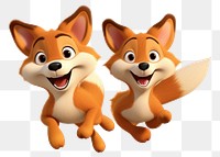 PNG Cartoon mammal animal fox. 