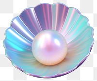 PNG Pearl glowing jewelry shell. 