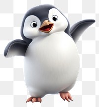 PNG Penguin cartoon animal white. 