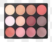 PNG A makeup palette cosmetics  arrangement. 