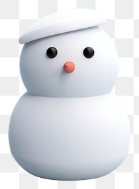 PNG Snowman cartoon winter white. 