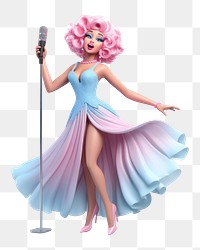 PNG Microphone dancing cartoon dress. AI generated Image by rawpixel.