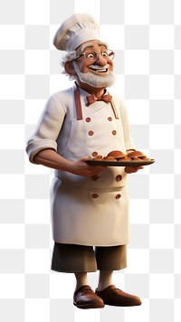 PNG Cartoon cook white background freshness. 