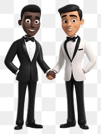 PNG Tuxedo wedding cartoon black. AI generated Image by rawpixel.