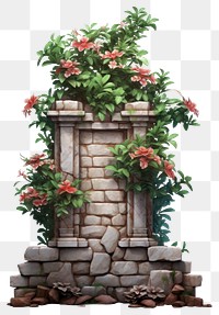 PNG Architecture flower plant wall