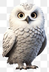 PNG Snowy owl cartoon animal white. 