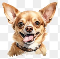 PNG Chihuahua dog mammal animal. AI generated Image by rawpixel.